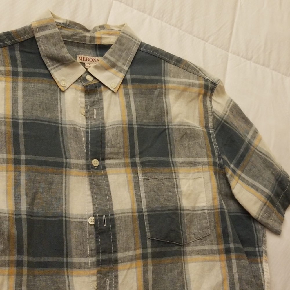 Mens Used Button Up Shirt